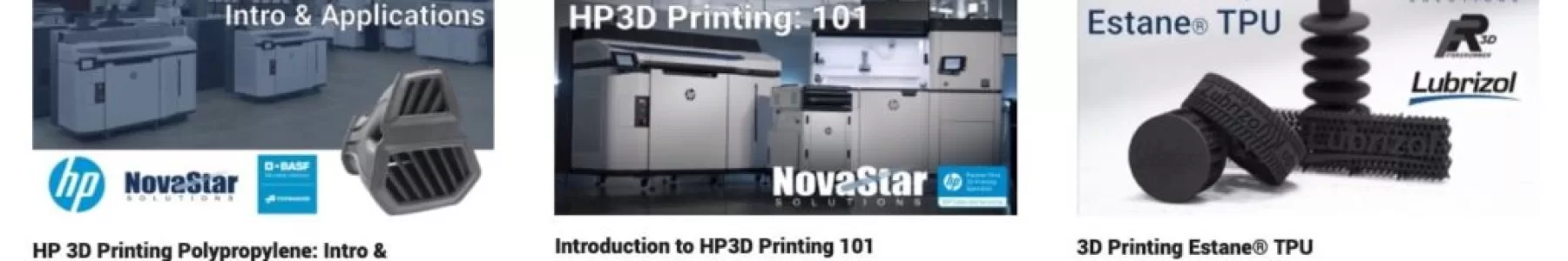HP 3D Webinars On Demand Now Available